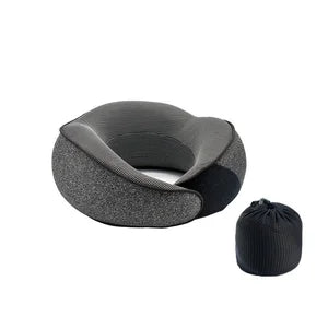 Premium Memory Foam Travel Neck Pillow – Ergonomic 360° Support