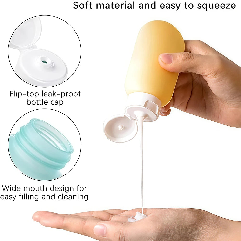 Travel Toiletry Bottles Set – TSA-Approved Refillable Containers for Travel