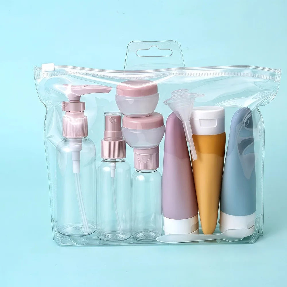 Travel Toiletry Bottles Set – TSA-Approved Refillable Containers for Travel