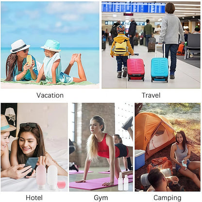 Travel Toiletry Bottles Set – TSA-Approved Refillable Containers for Travel